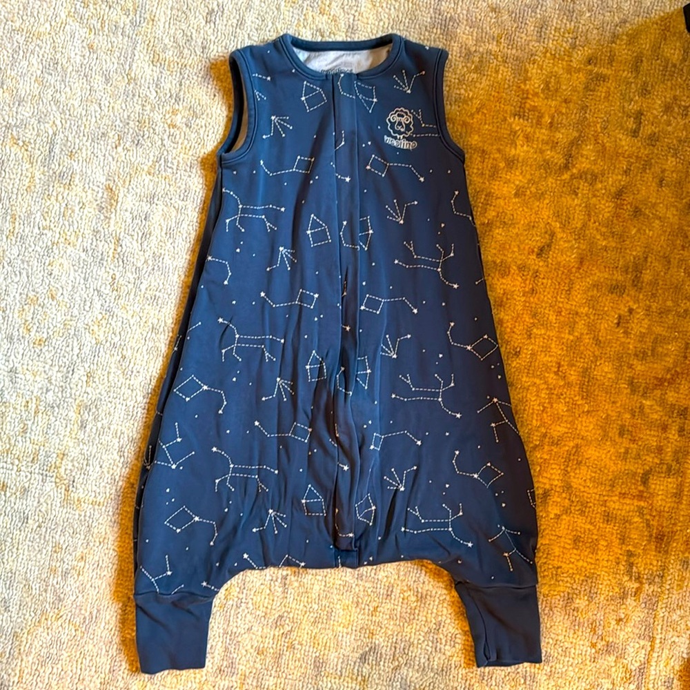 4 Season® Baby Sleep Bag with Feet, Merino Wool & Organic Cotton, Night Sky™